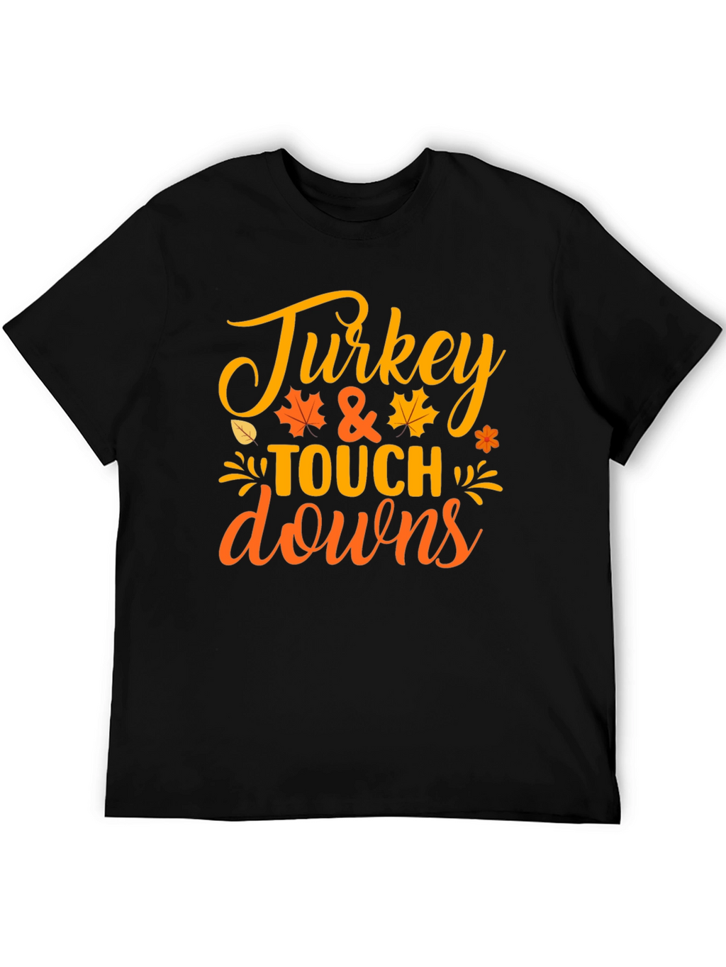 Turkey & Touchdowns Thanksgiving T-Shirt