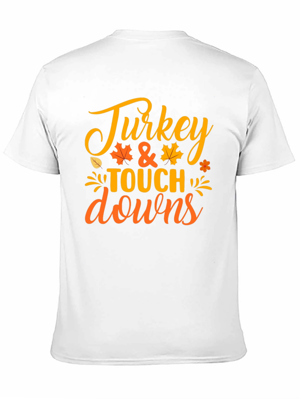 Turkey & Touchdowns Thanksgiving T-Shirt