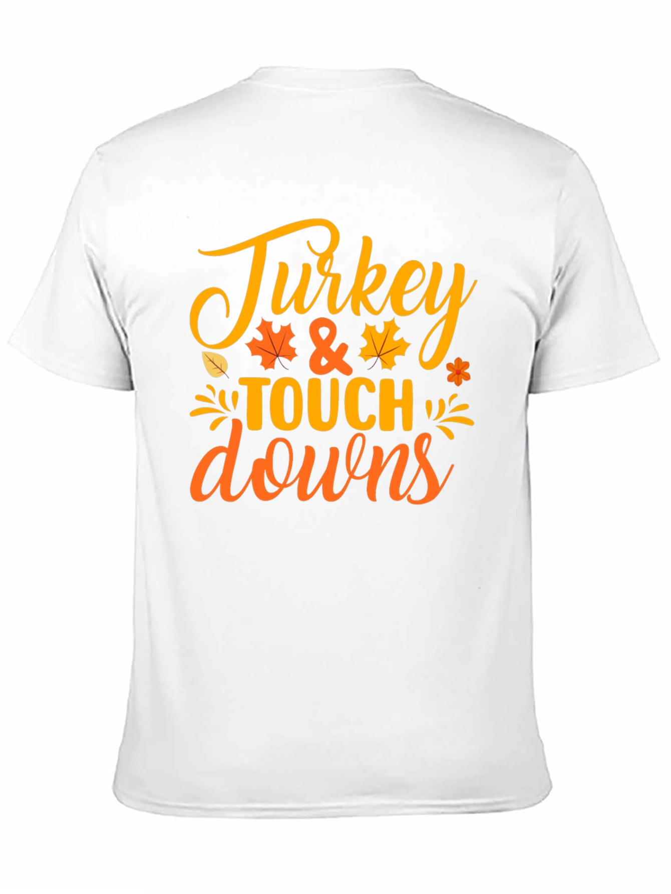 Turkey & Touchdowns Thanksgiving T-Shirt