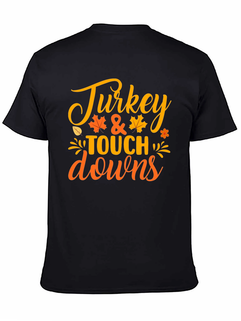Turkey & Touchdowns Thanksgiving T-Shirt