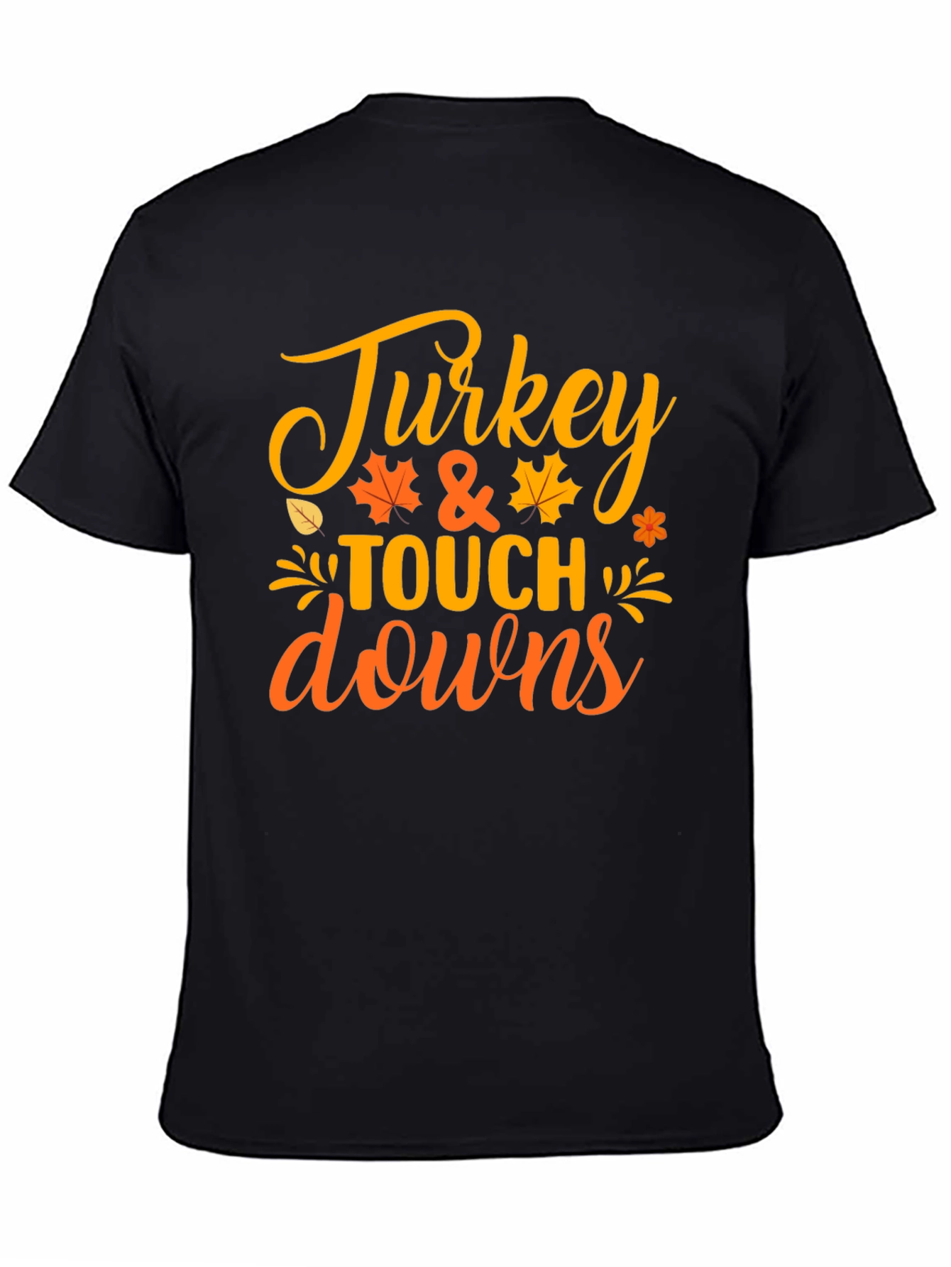 Turkey & Touchdowns Thanksgiving T-Shirt