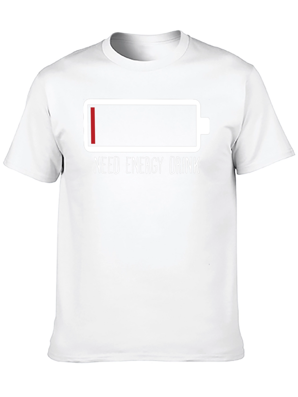 Need Energy Drink T-Shirt Low Battery Tee