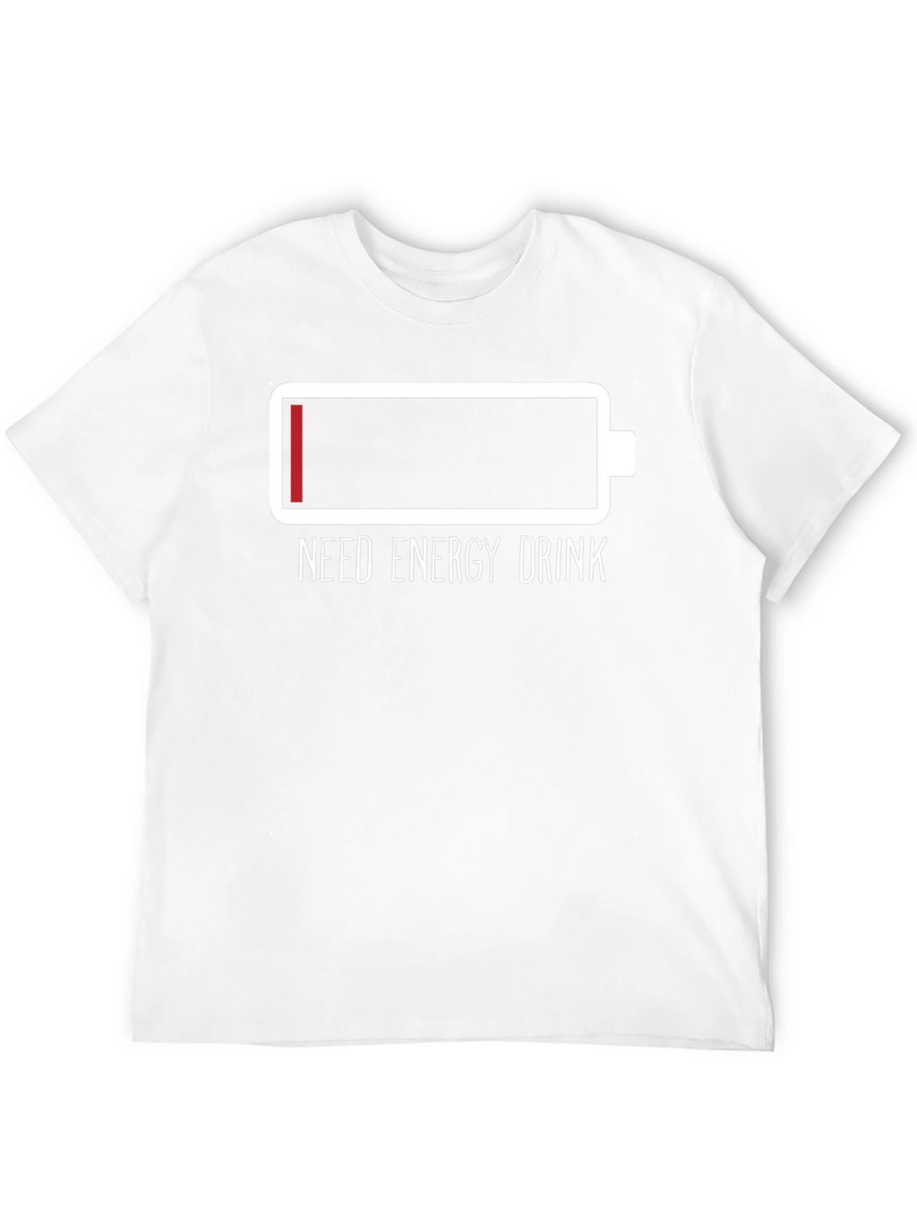 Need Energy Drink T-Shirt Low Battery Tee