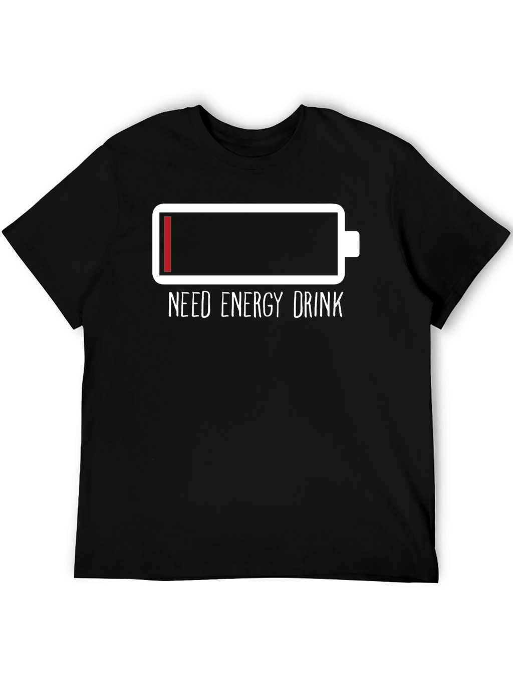 Need Energy Drink T-Shirt Low Battery Tee