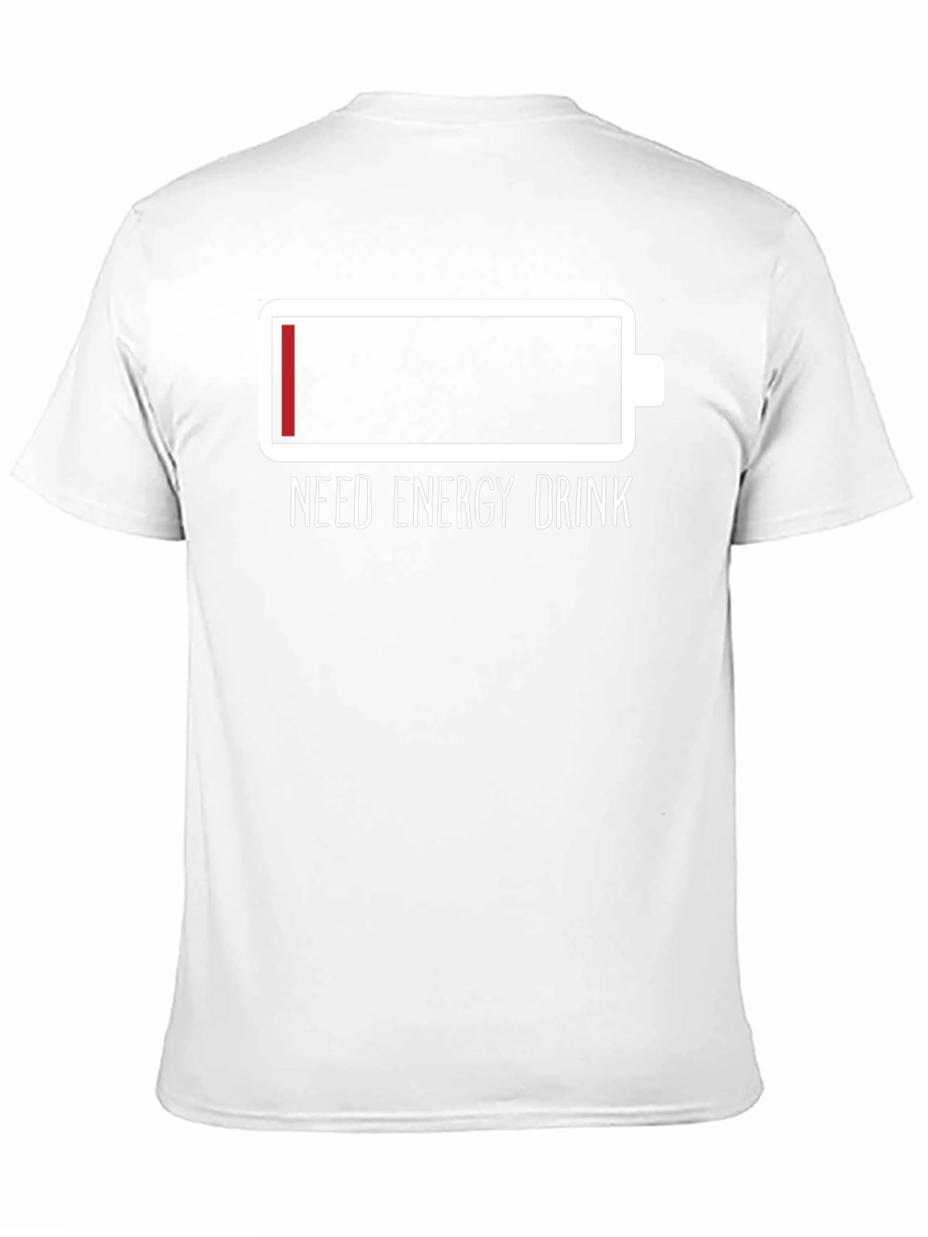 Need Energy Drink T-Shirt Low Battery Tee