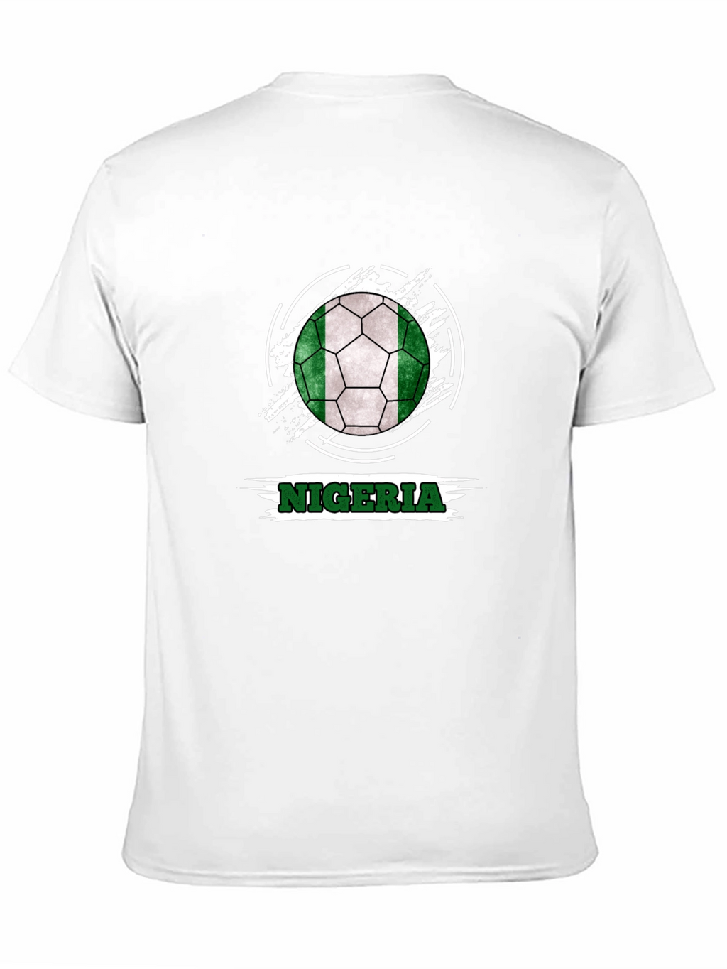 Nigeria Soccer Ball Tee - Black