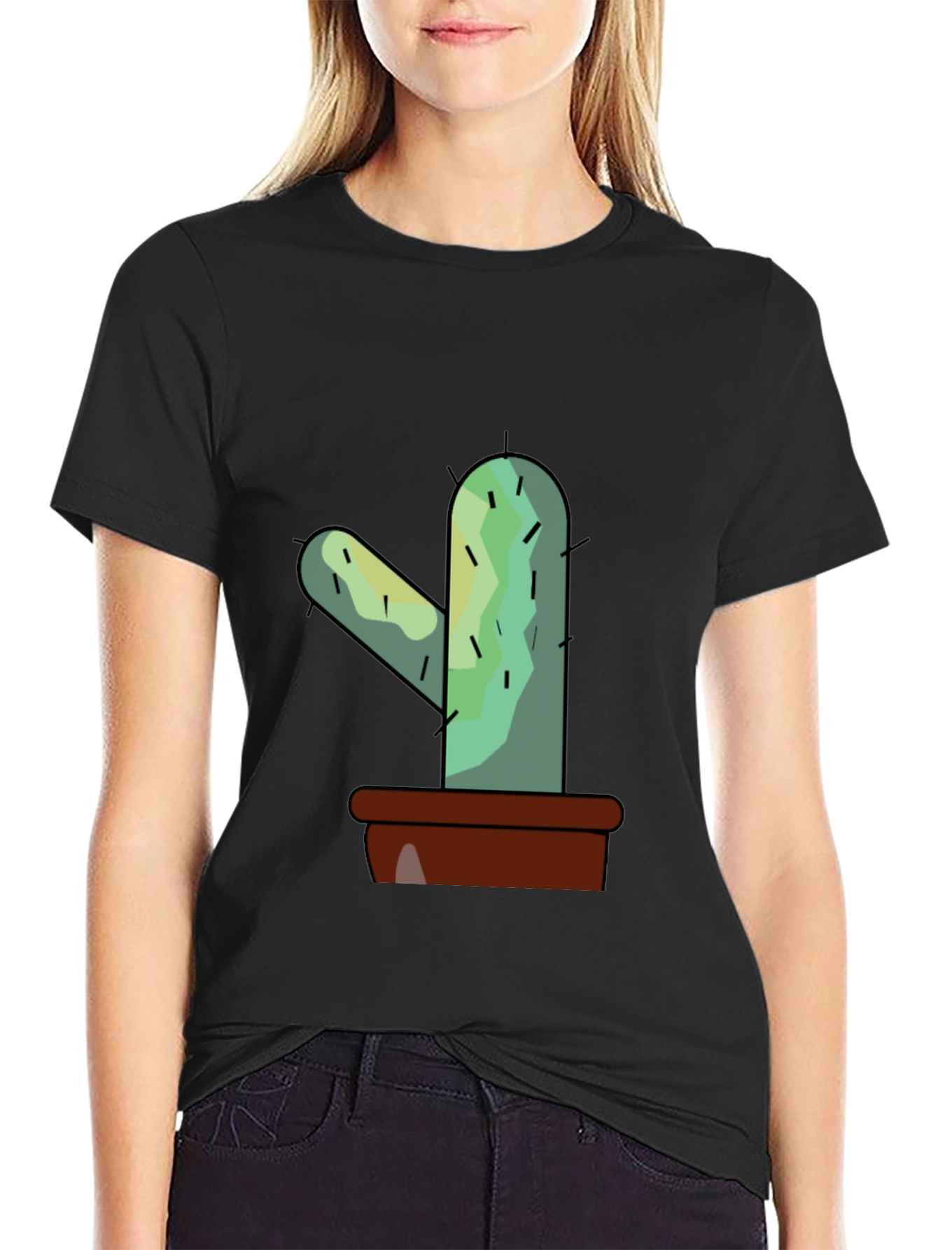 Cactus Graphic Tee - Trendy Unisex Style