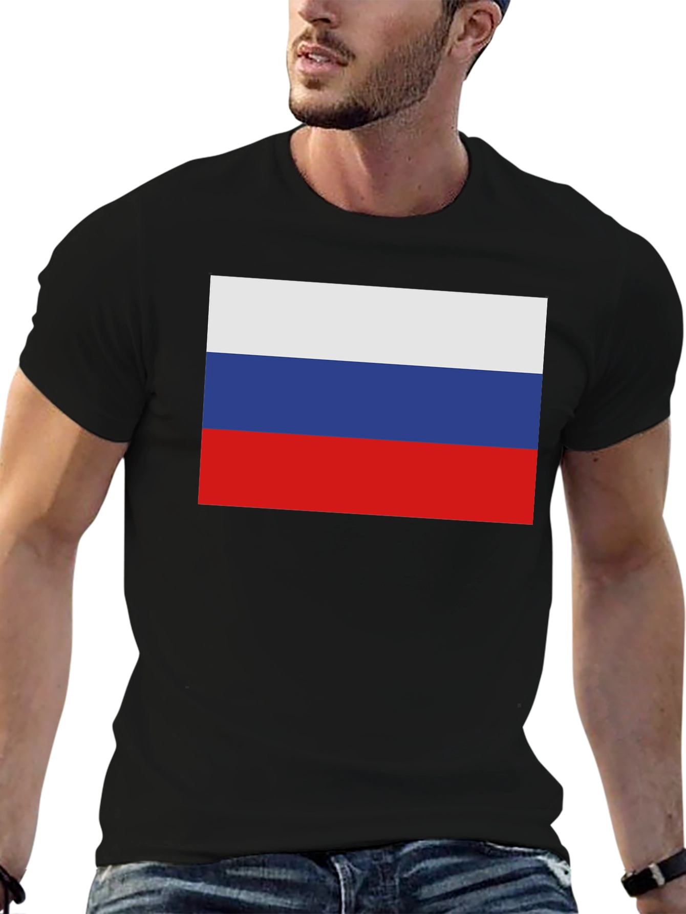 Russian Flag T-Shirt - Stylish Graphic Tee