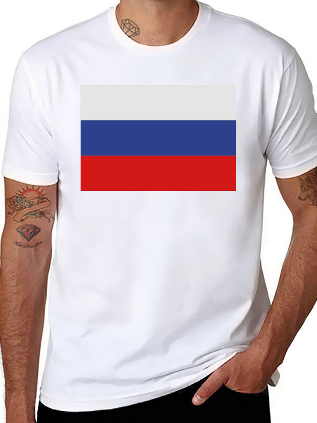 Russian Flag T-Shirt - Stylish Graphic Tee