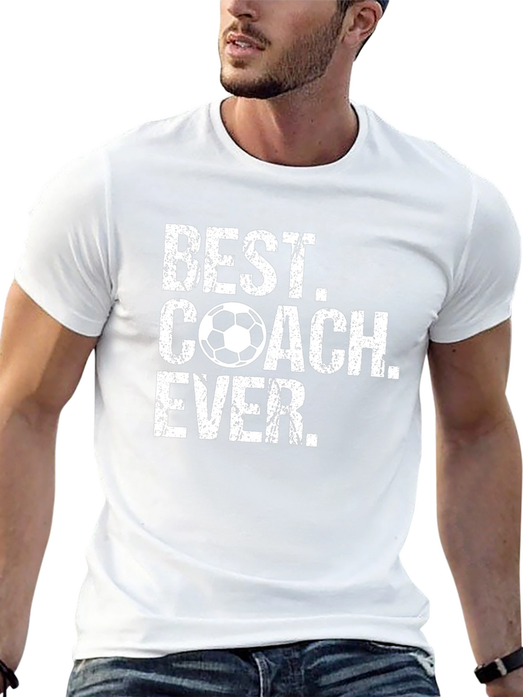 Best Soccer Coach Ever Graphic T-Shirt