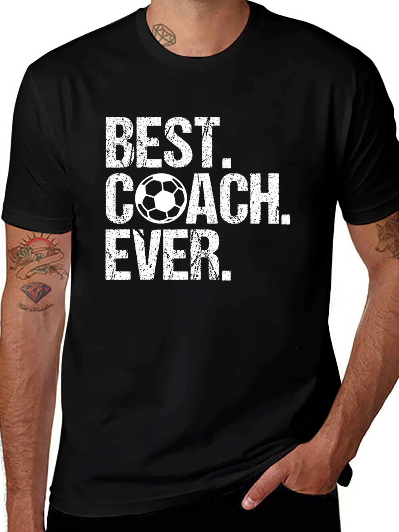 Best Soccer Coach Ever Graphic T-Shirt