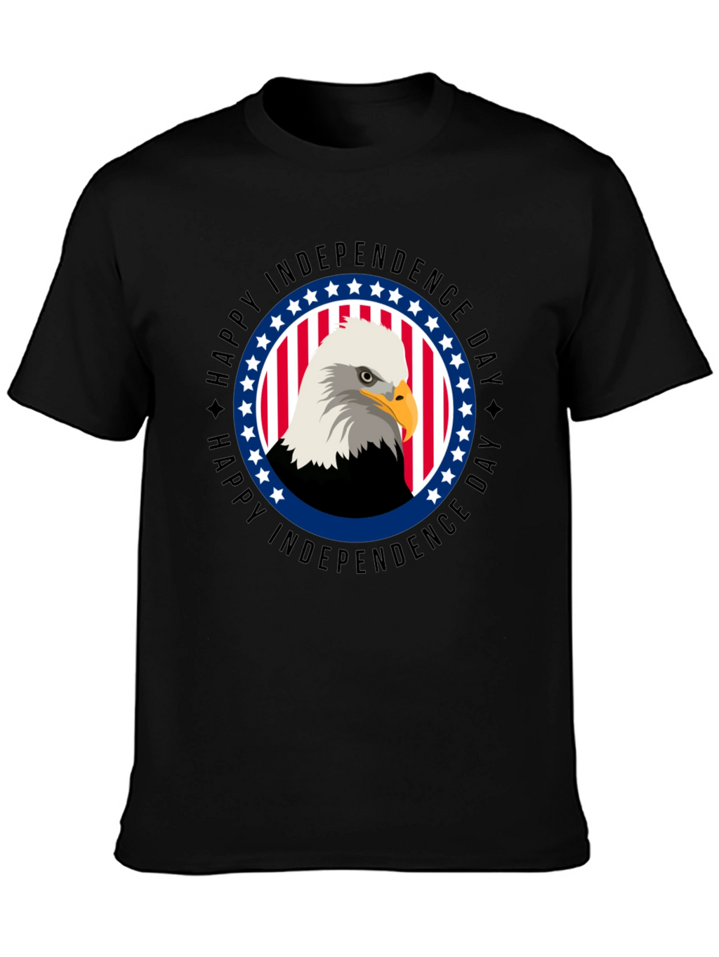 Independence Day Eagle Graphic T-Shirt