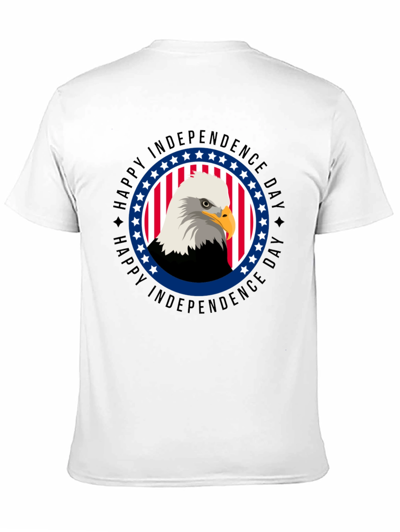 Independence Day Eagle Graphic T-Shirt