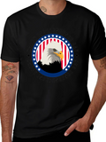 Independence Day Eagle Graphic T-Shirt