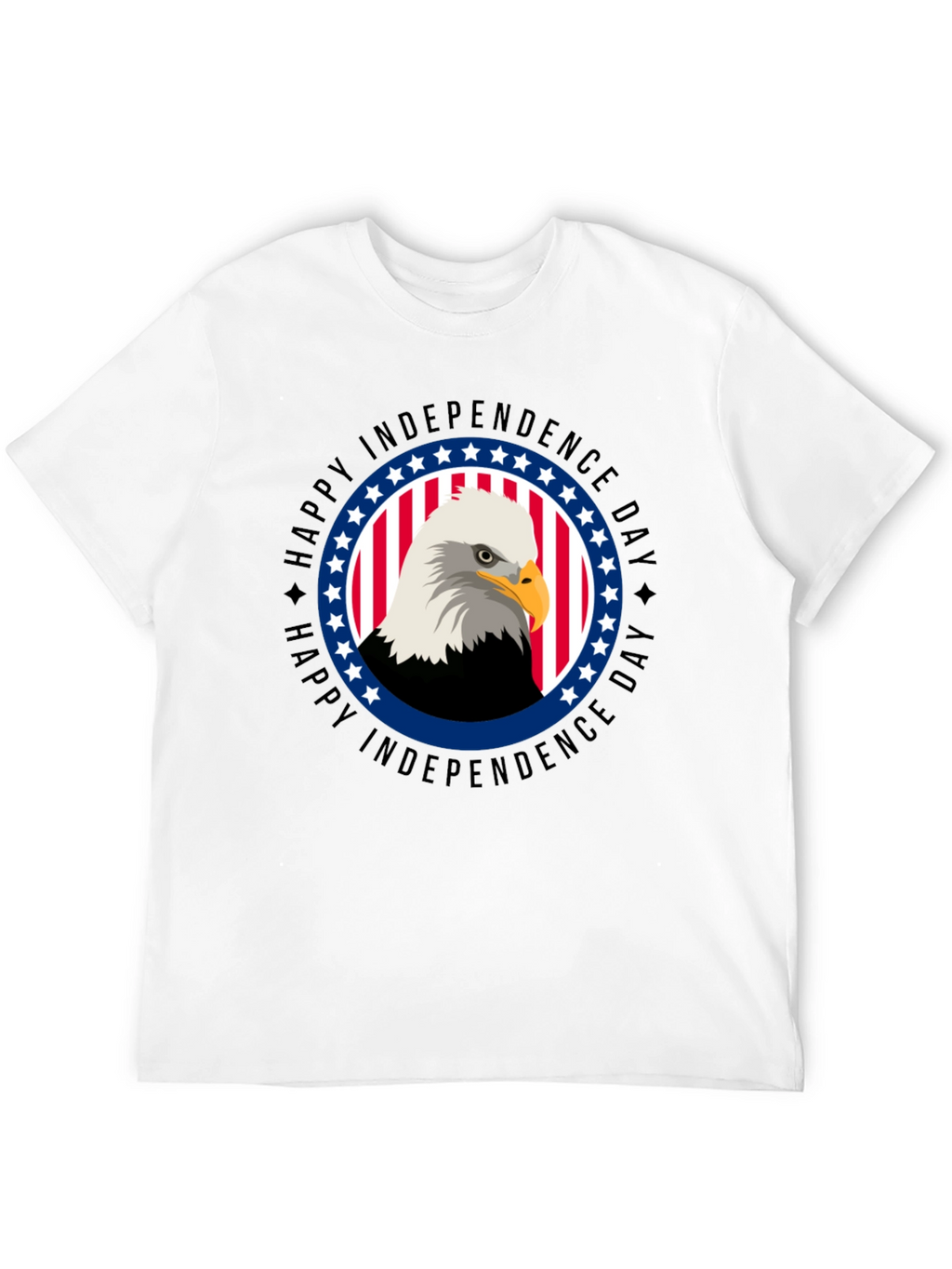 Independence Day Eagle Graphic T-Shirt