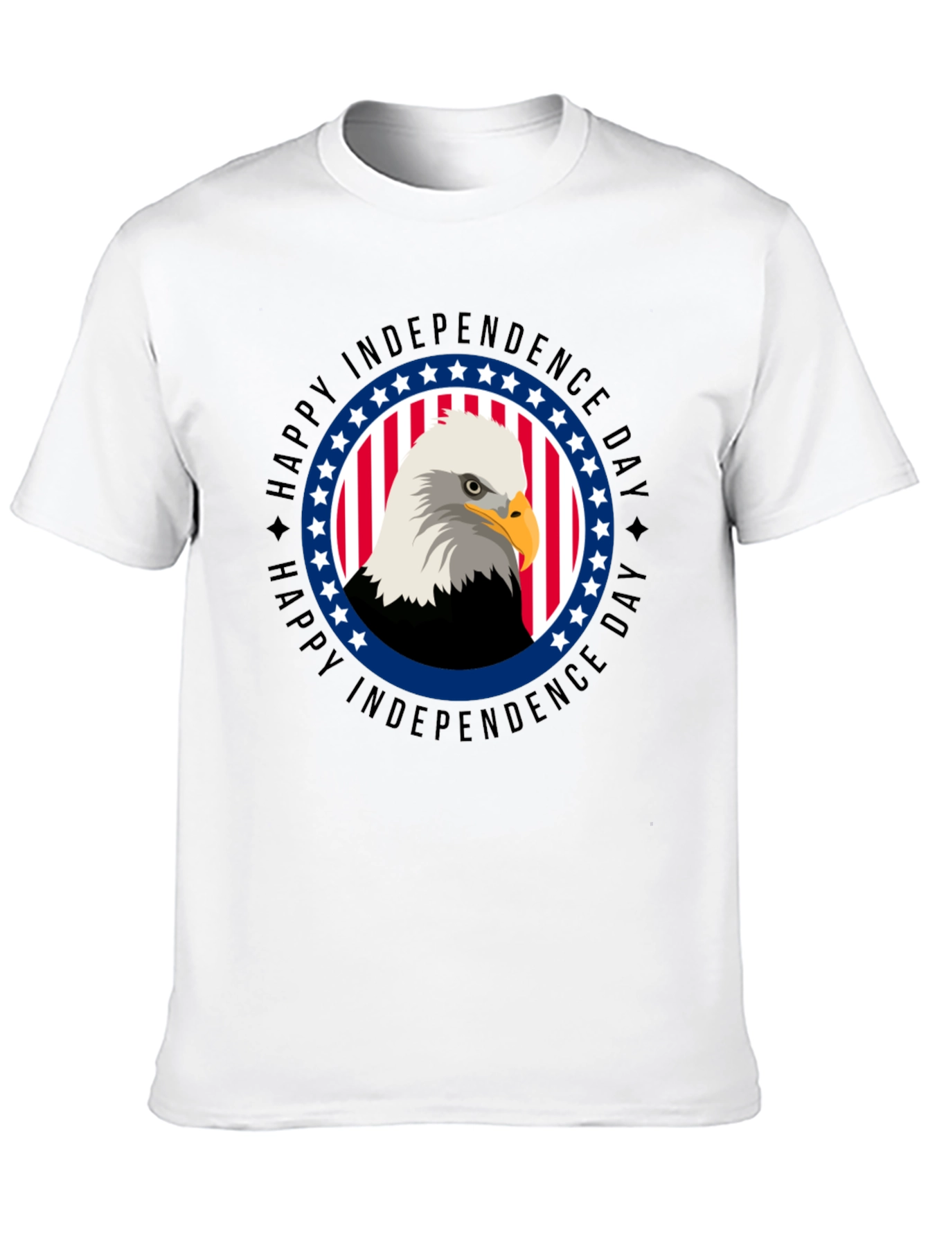 Independence Day Eagle Graphic T-Shirt