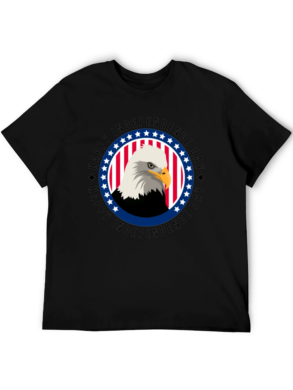 Independence Day Eagle Graphic T-Shirt