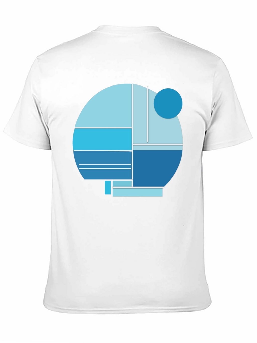 Abstract Geometric Graphic Tee - Modern Design