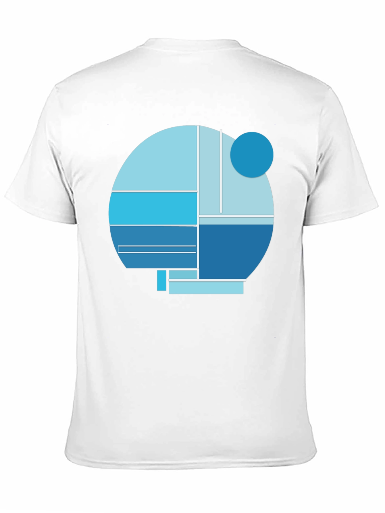 Abstract Geometric Graphic Tee - Modern Design