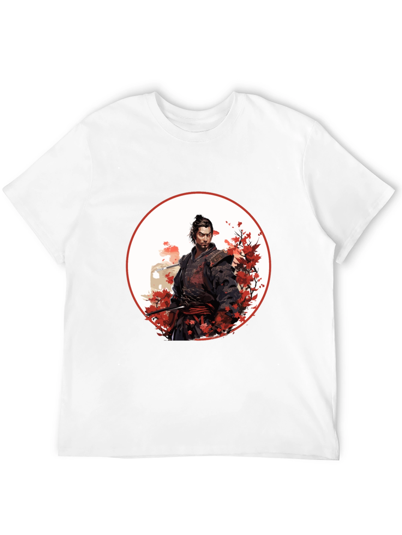 Samurai Graphic Tee - Bold Japanese Design