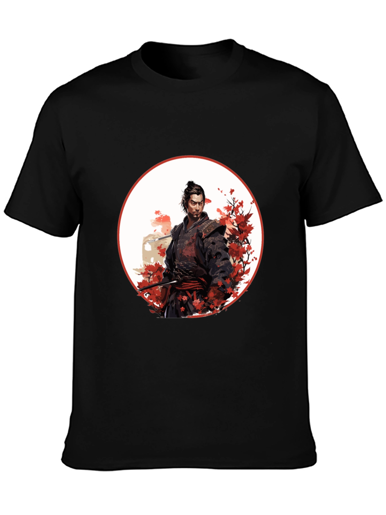 Samurai Graphic Tee - Bold Japanese Design