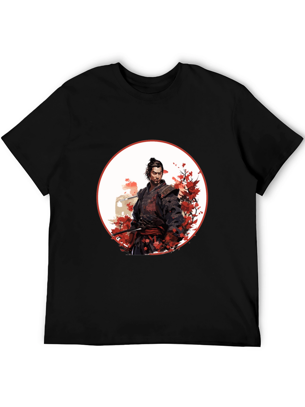 Samurai Graphic Tee - Bold Japanese Design