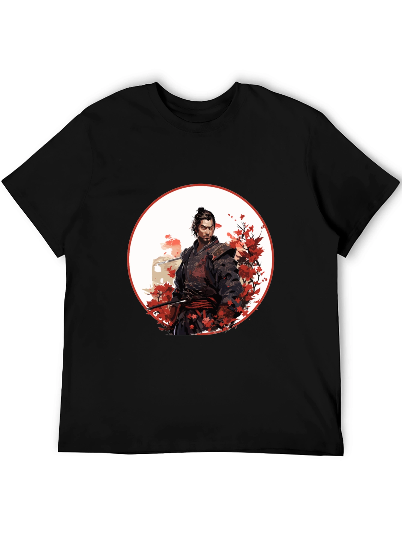 Samurai Graphic Tee - Bold Japanese Design