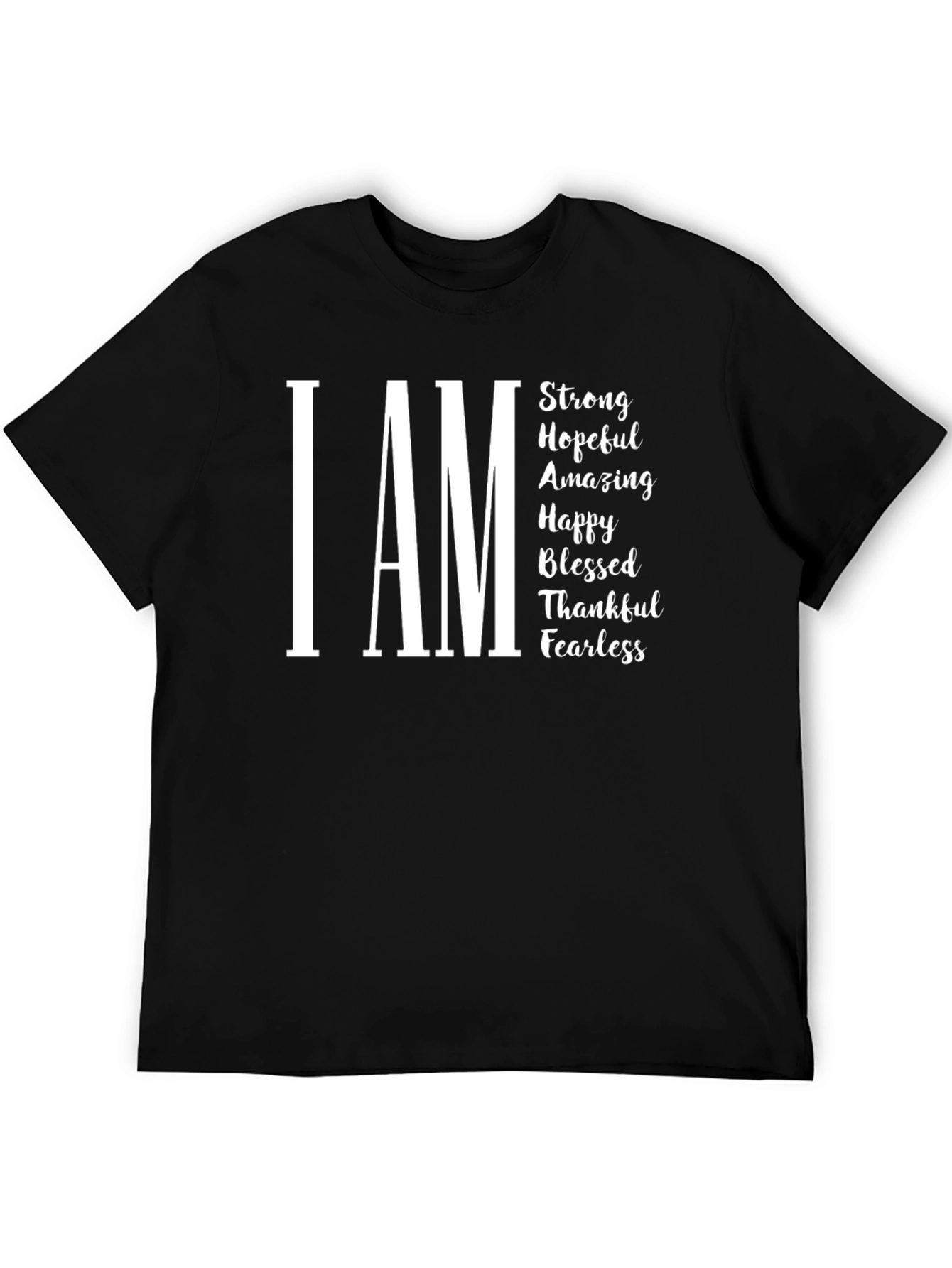 I AM Strong Graphic T-Shirt - Positive Affirmations