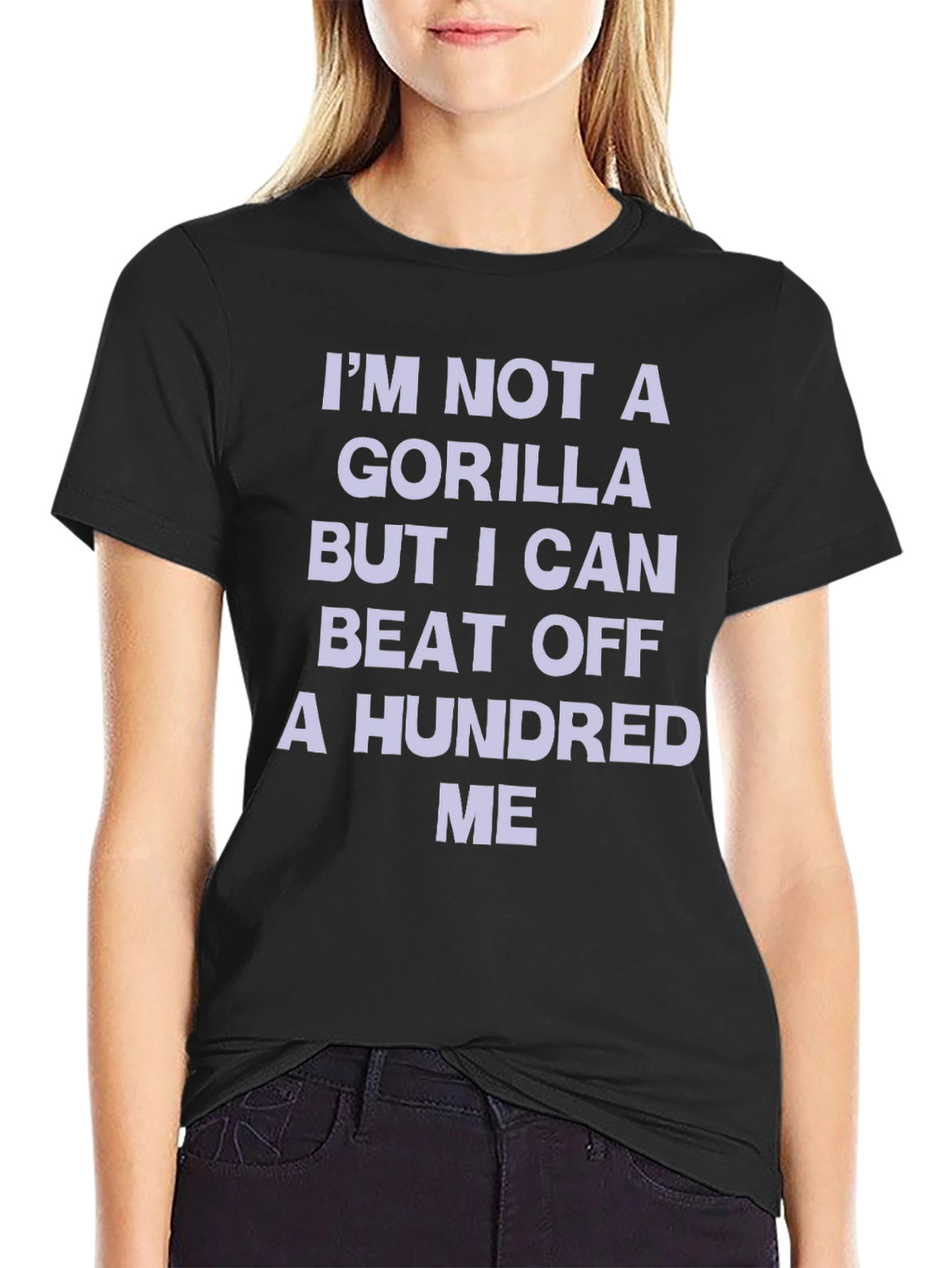 Funny Gorilla Beat Off T-Shirt