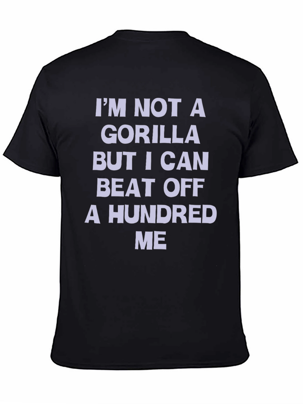Funny Gorilla Beat Off T-Shirt