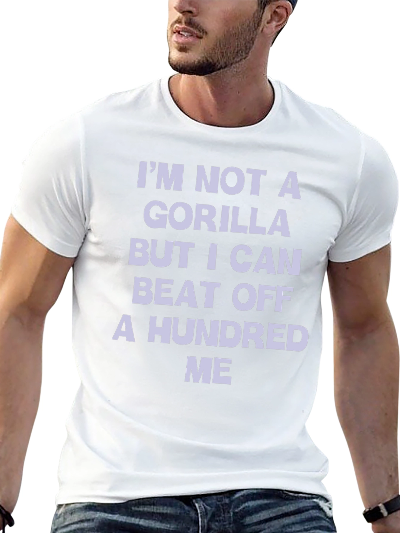 Funny Gorilla Beat Off T-Shirt