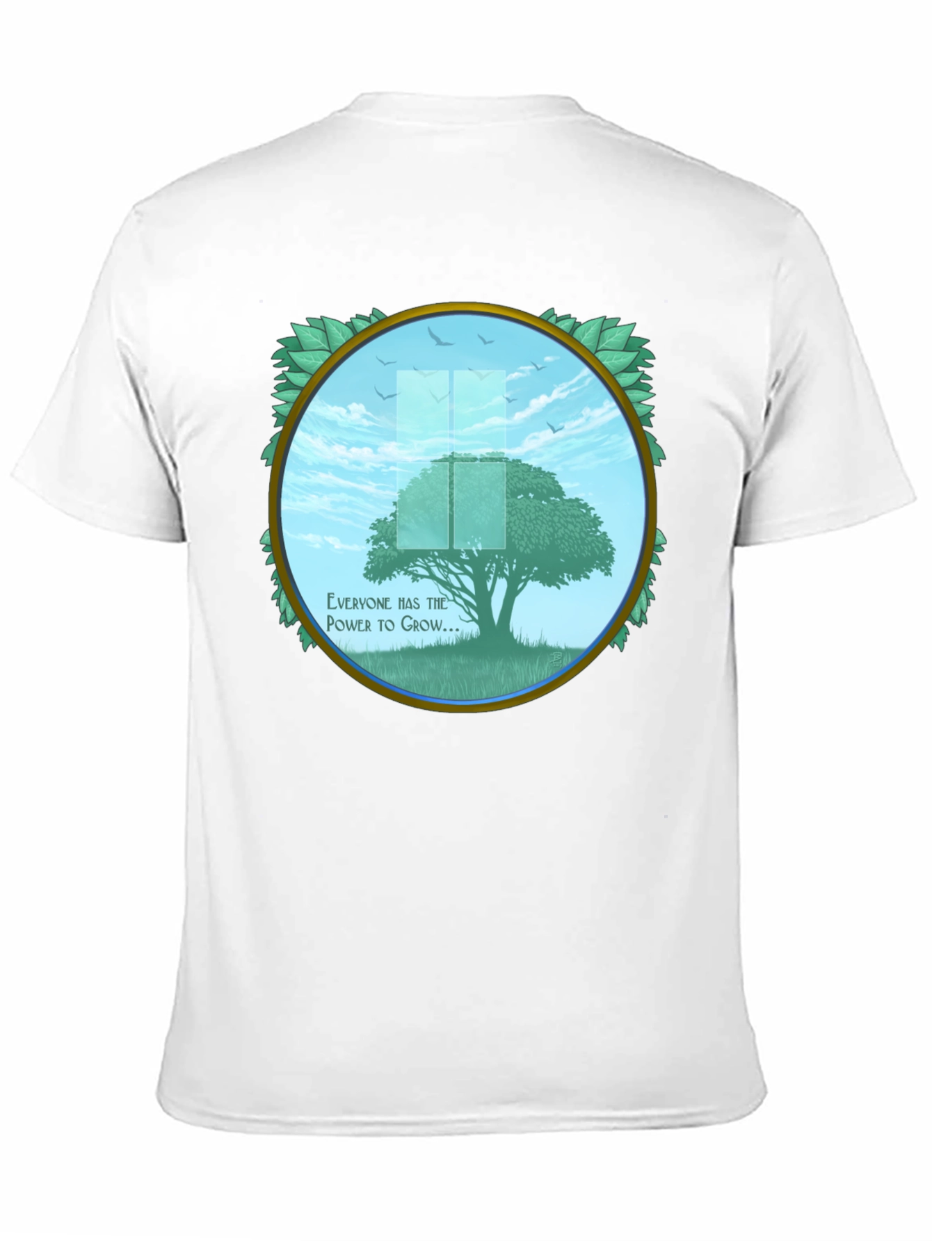 Growth Power Tree Black T-Shirt