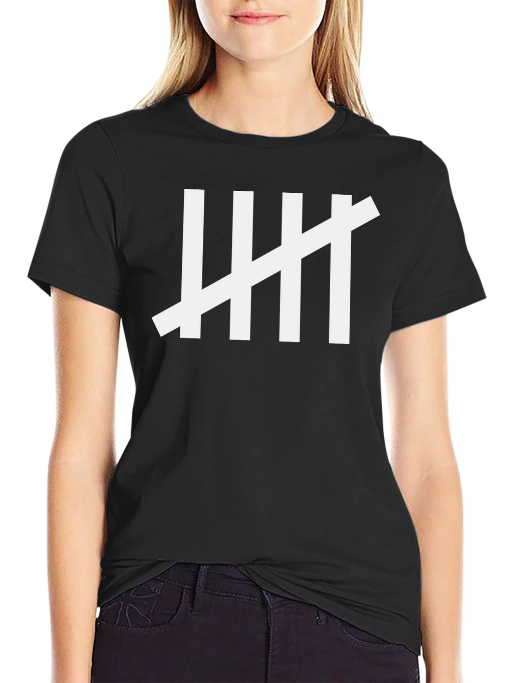 Tally Mark Tee - Minimalist Graphic T-Shirt