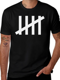 Tally Mark Tee - Minimalist Graphic T-Shirt