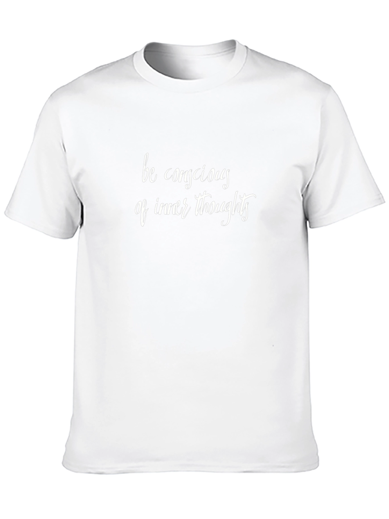 Conscious Inner Thoughts Black T-Shirt