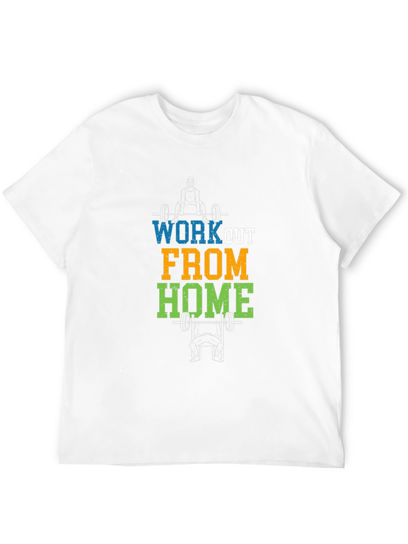 Workout From Home Graphic T-Shirt
