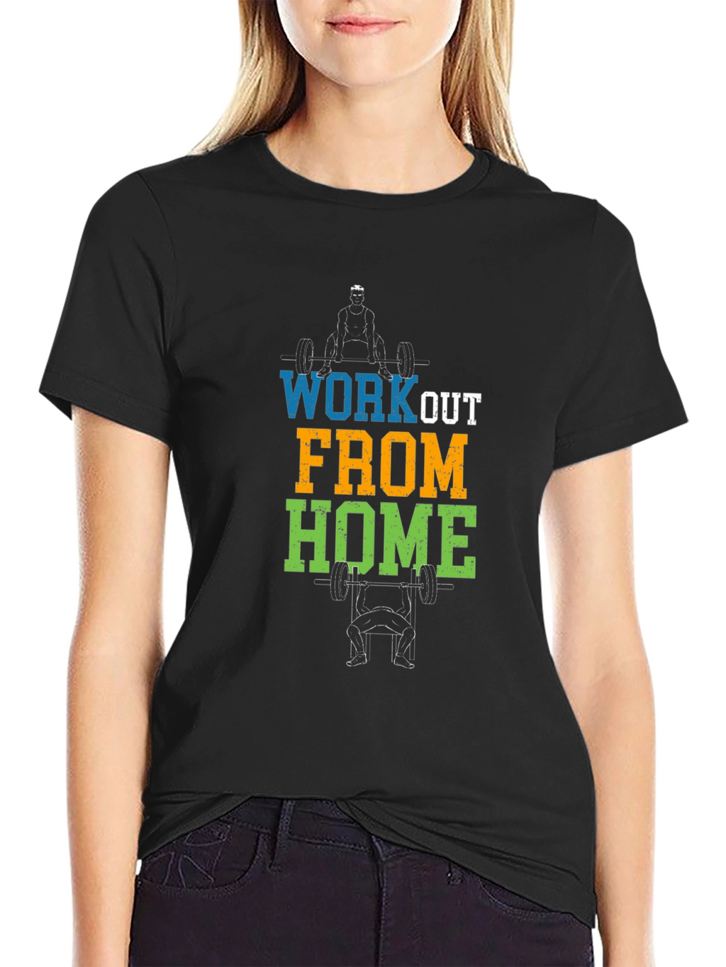 Workout From Home Graphic T-Shirt