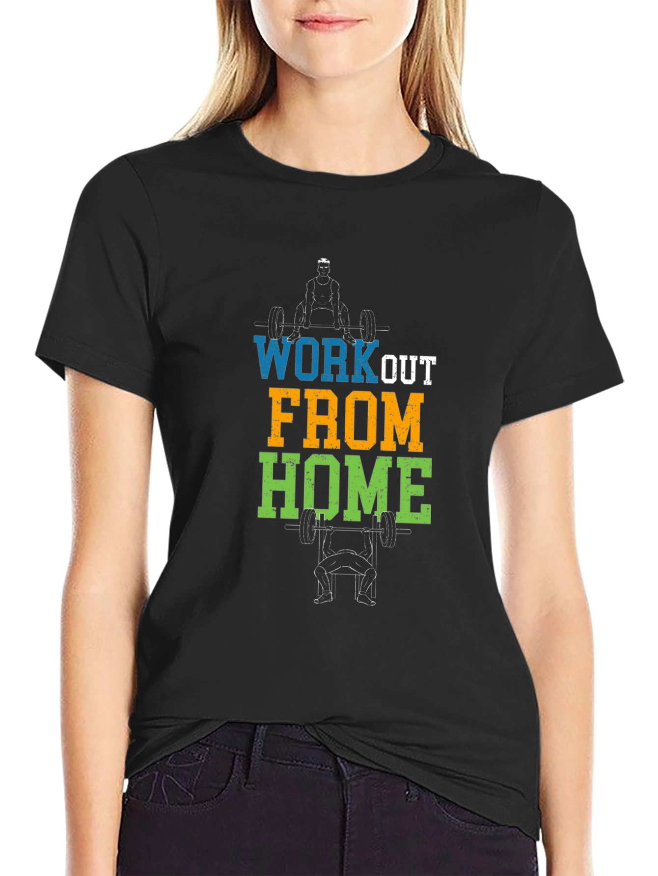 Workout From Home Graphic T-Shirt