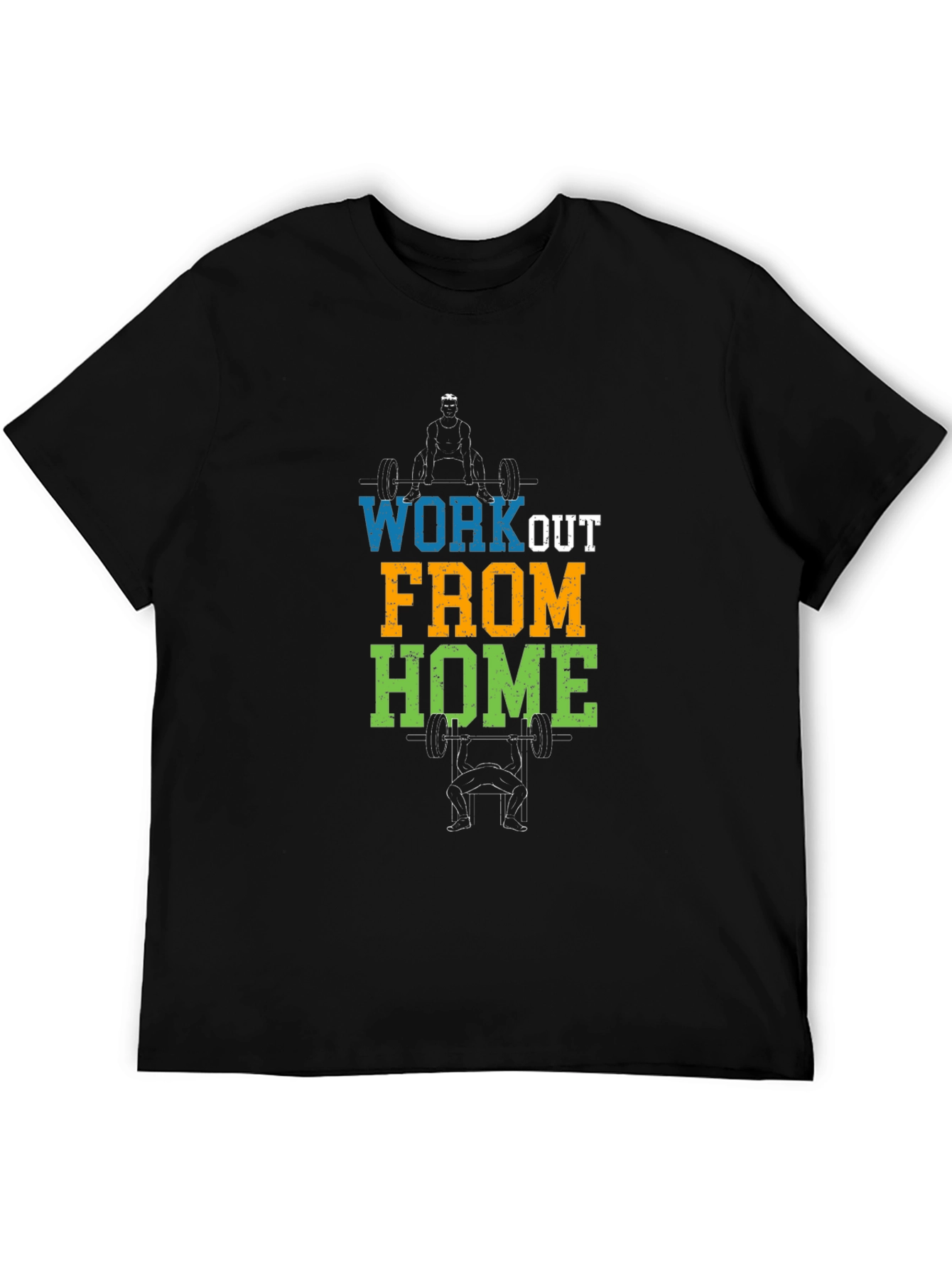 Workout From Home Graphic T-Shirt