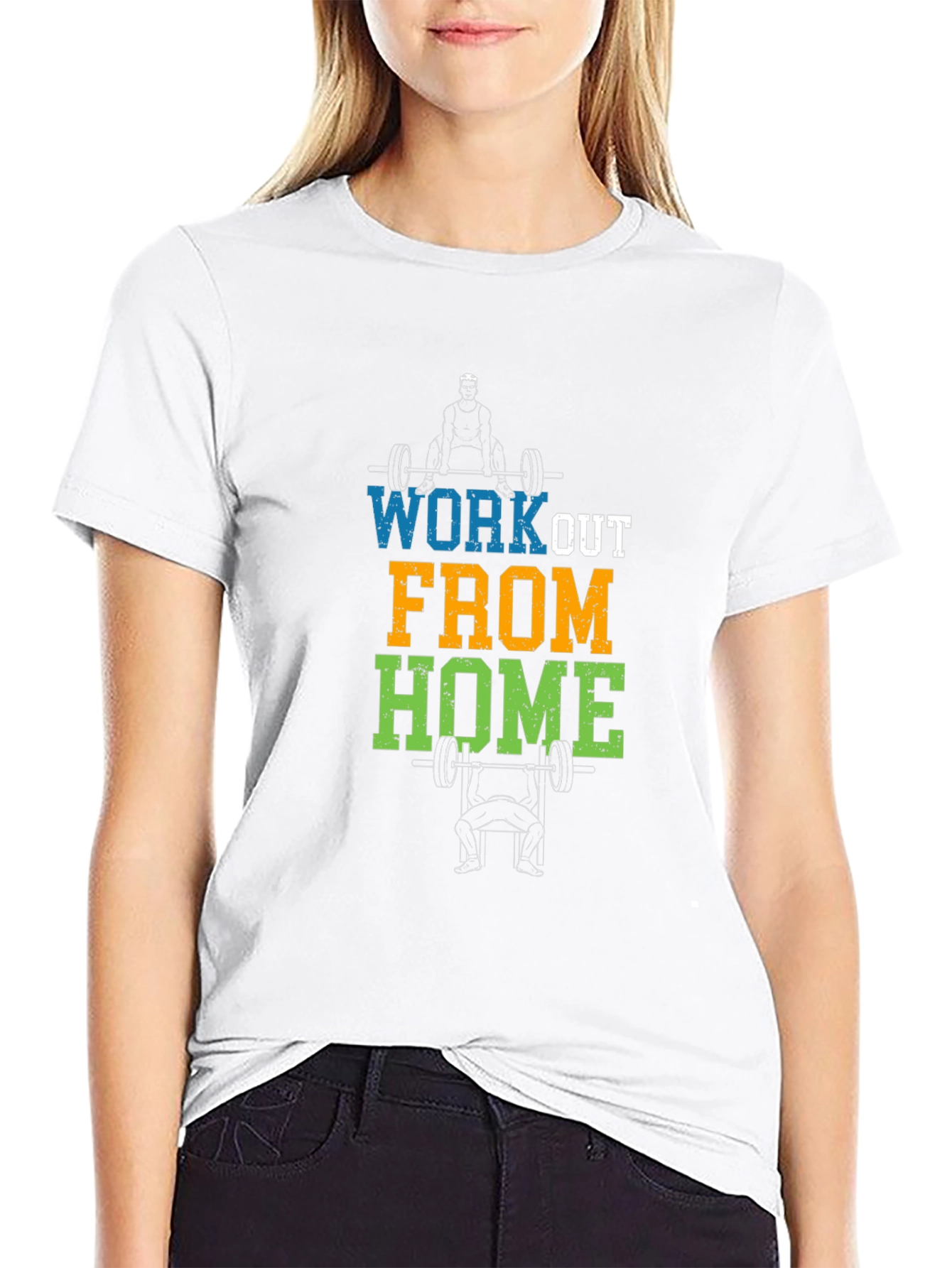 Workout From Home Graphic T-Shirt
