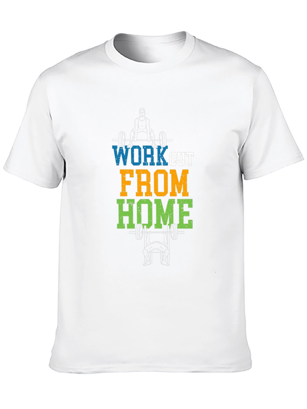 Workout From Home Graphic T-Shirt