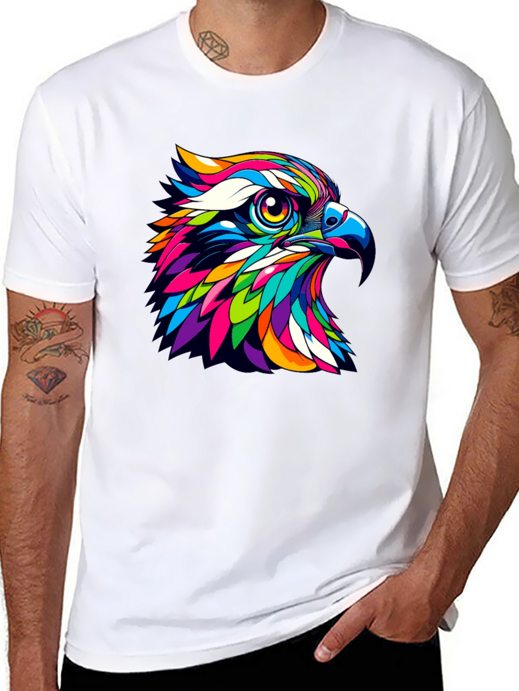 Bold Graphic Eagle T-Shirt