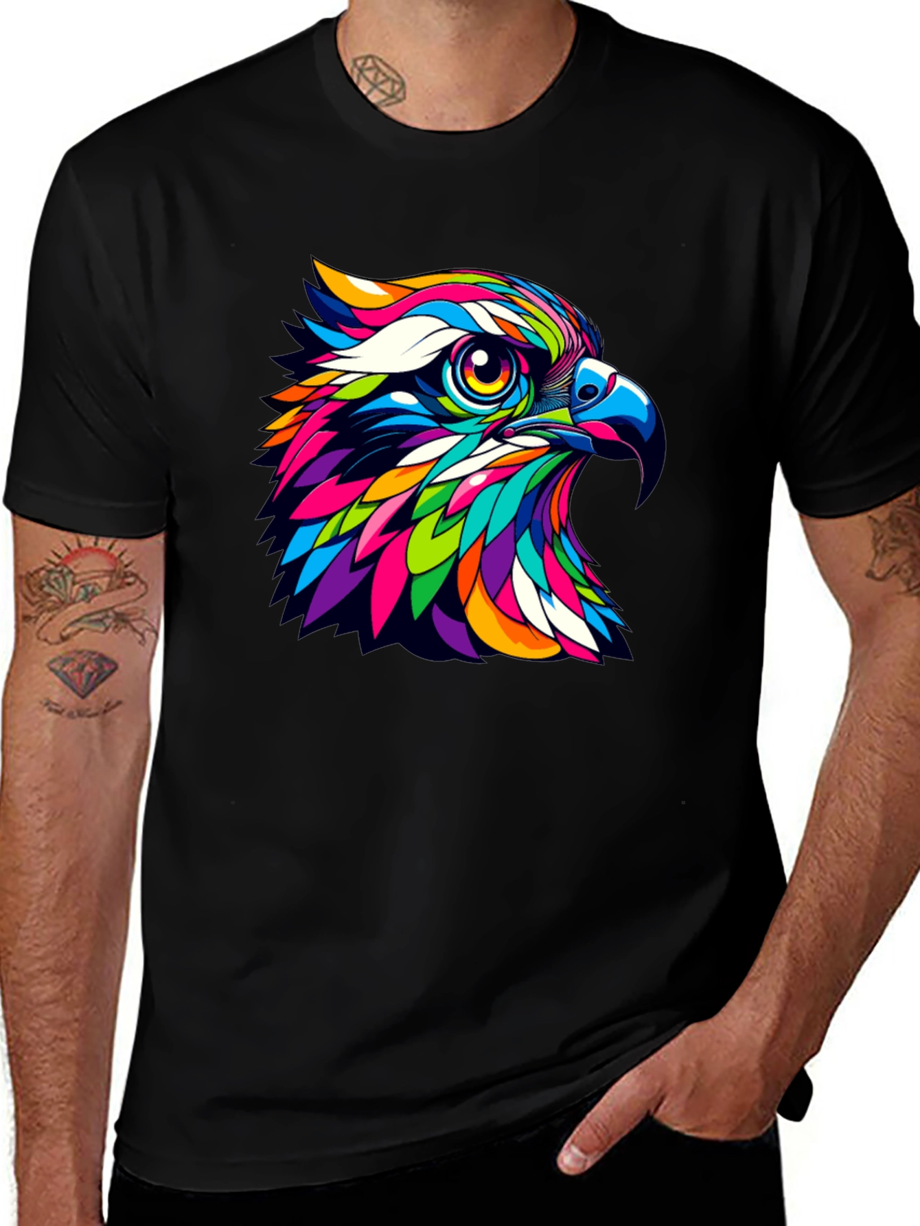 Bold Graphic Eagle T-Shirt