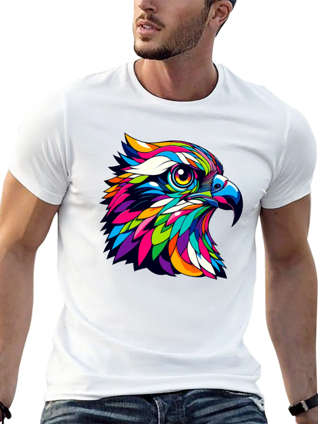 Bold Graphic Eagle T-Shirt