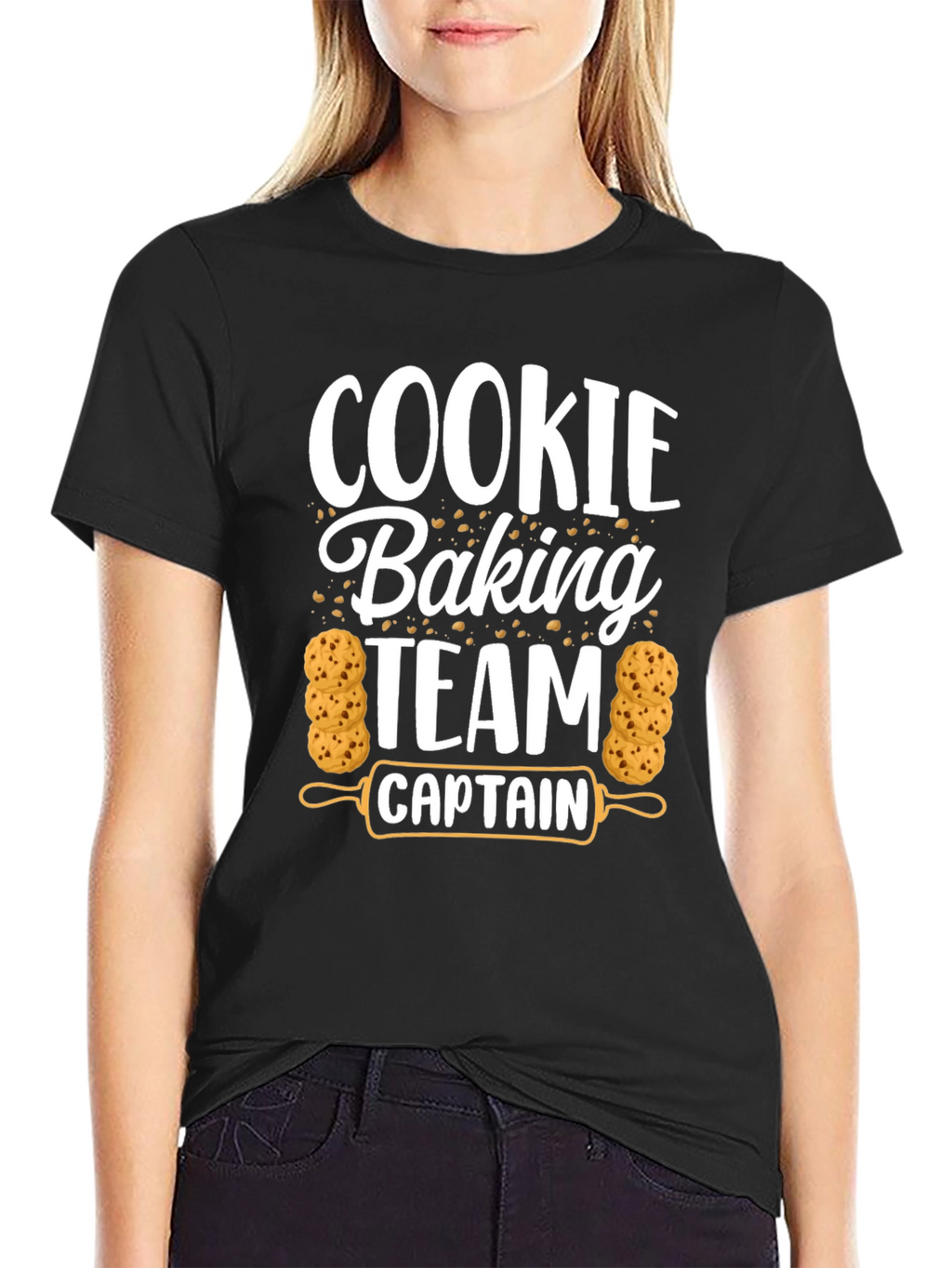 Cookie Baking Team Captain Graphic T-Shirt