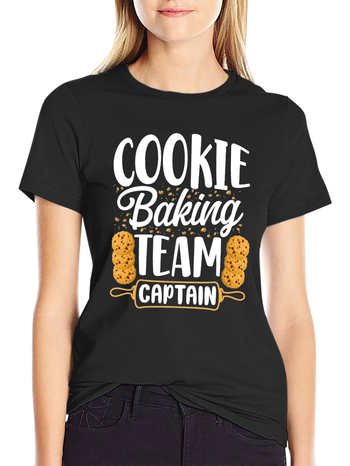 Cookie Baking Team Captain Graphic T-Shirt