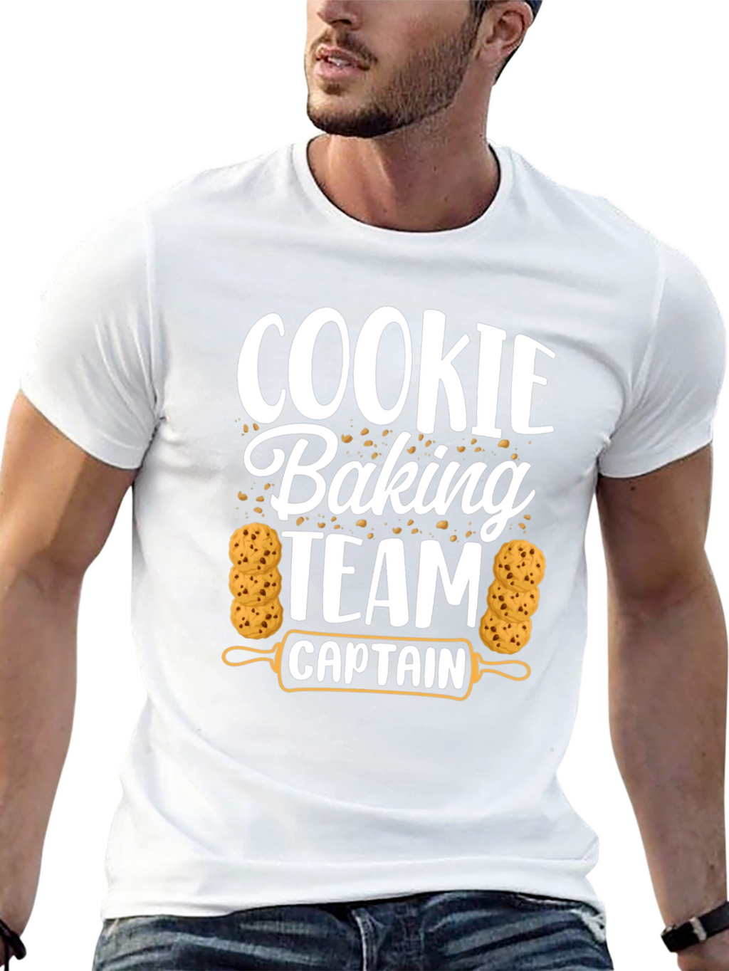 Cookie Baking Team Captain Graphic T-Shirt