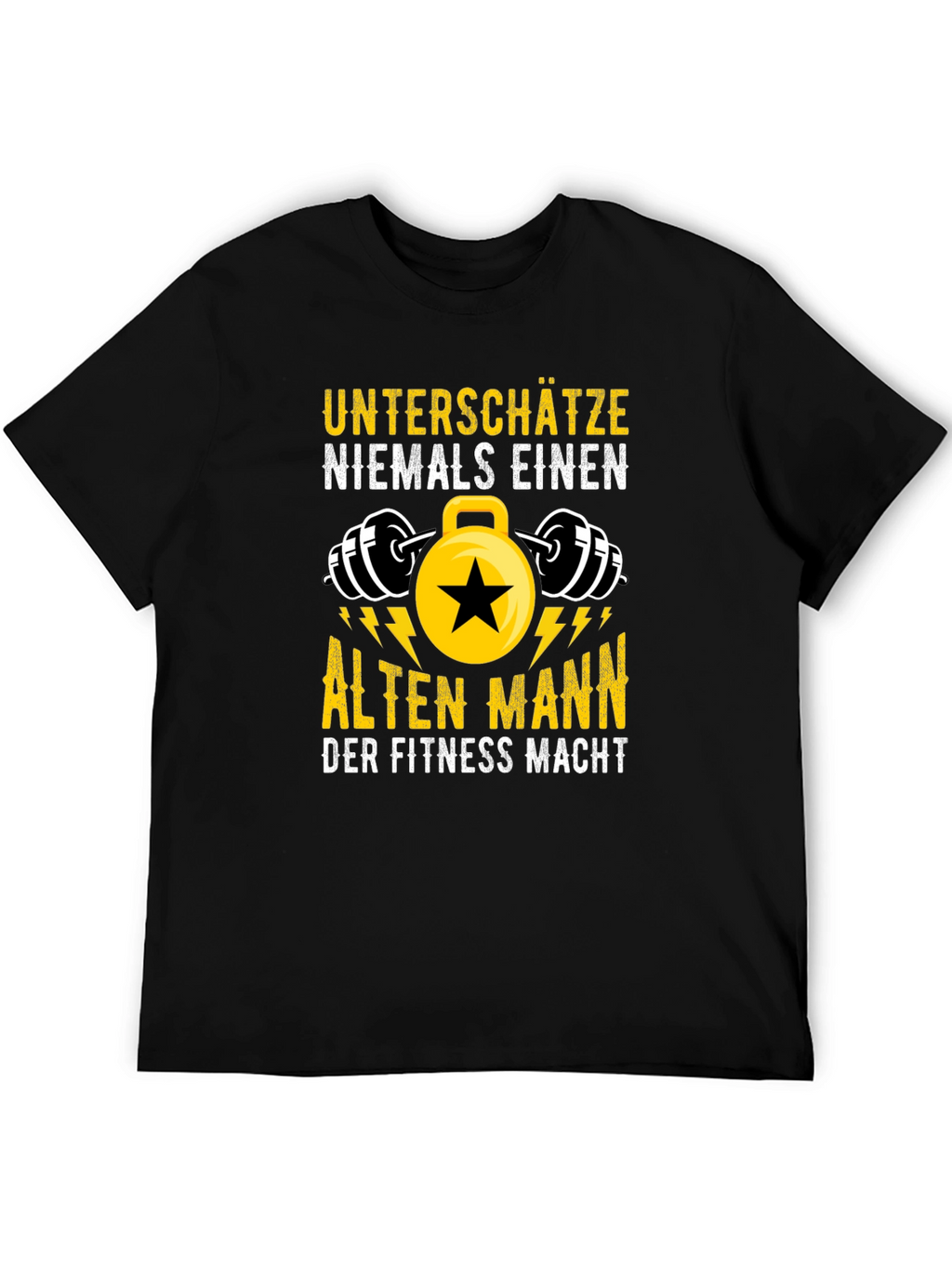 Fitness Old Man Graphic Tee