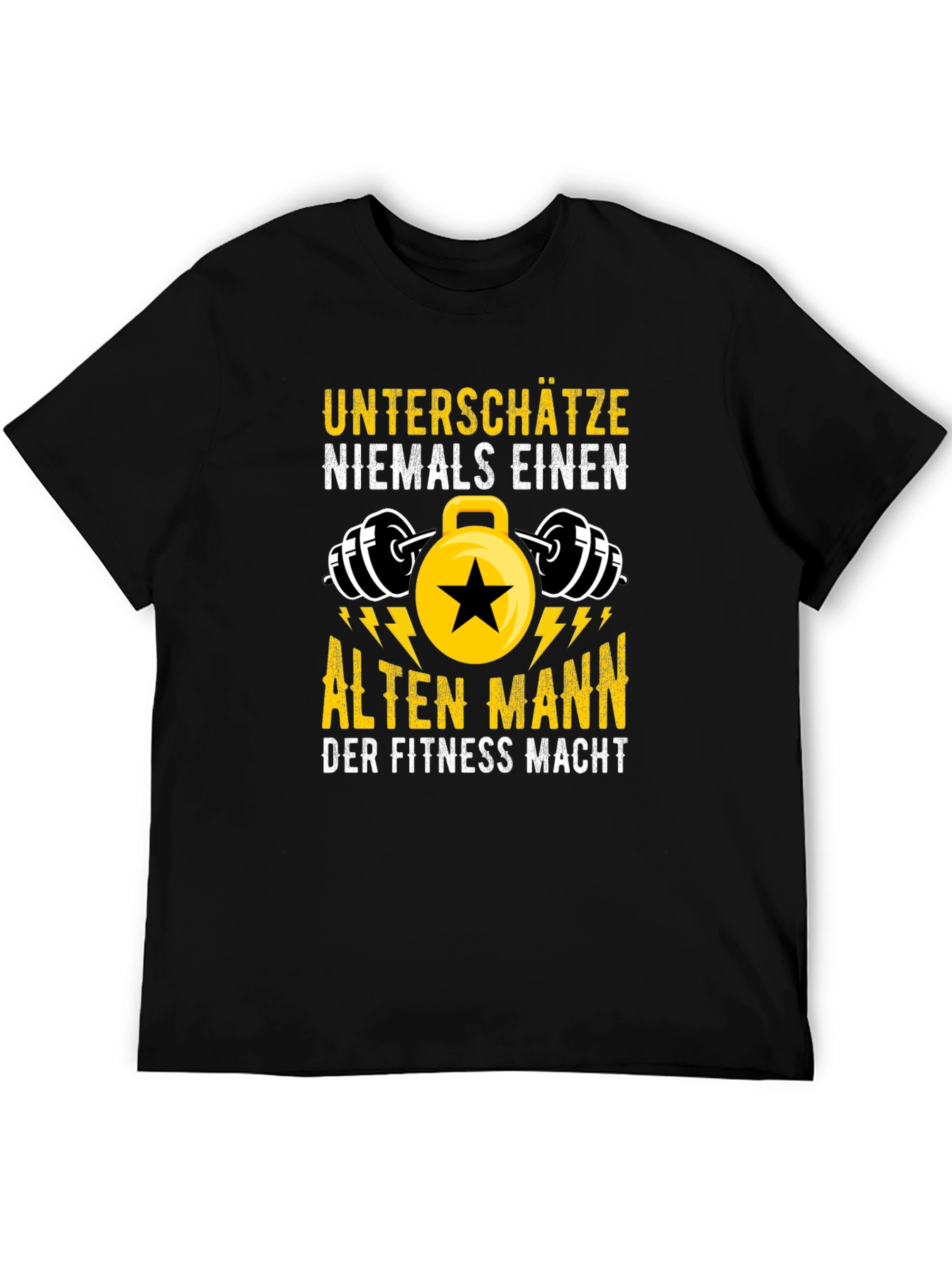 Fitness Old Man Graphic Tee