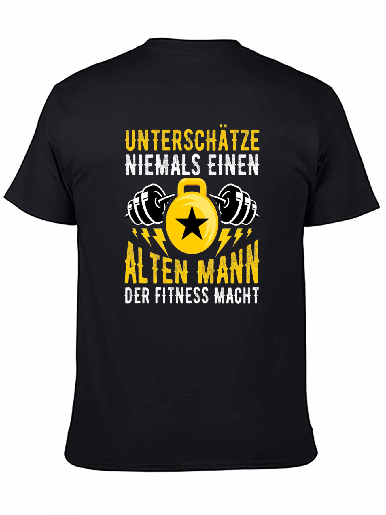 Fitness Old Man Graphic Tee